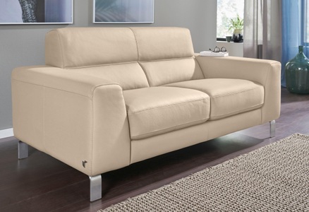 CALIA ITALIA, CALIA ITALIA 2,5-Sitzer »Simon«, in zwei Lederqualitäten, CALIA ITALIA 2,5-Sitzer »Simon, hoher Sitzkomfort, modern und elegant, italienisches Designsofa« in zwei Lederqualitäten