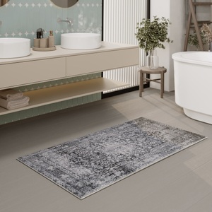Wecon home Badematte »Ralph«, fussbodenheizungsgeeignet, Vintage, waschbar, rutschfest, schnell trocknend, weich, Badteppich
