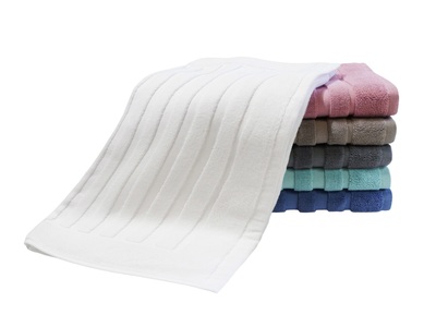 LIVIQUE, Badteppich Zoe, HOME FASHION Badematte »Rippfrottier Badvorleger UNI«, fussbodenheizungsgeeignet