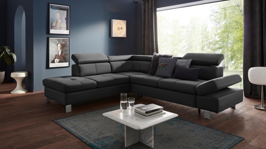exxpo - sofa fashion, exxpo - sofa fashion Ecksofa, mit Kopf- bzw. Rückenverstellung, wahlweise mit Bettfunktion und Bettkasten, exxpo - sofa fashion Ecksofa »Fiji, L-Form« mit Kopf- bzw. Rückenverstellung, wahlweise mit Bettfunktion
