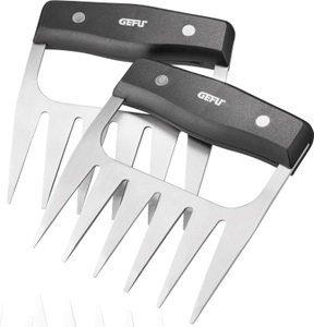 Gefu, Fleischkrallen BBQ, GEFU Fleischgabel »BBQ«, (Set, 2 tlg.), ergonomisch geformte Griffe für einen perfekten Halt, 2-teilig