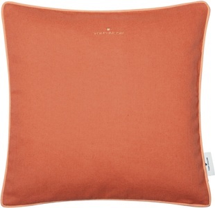 Tom Tailor, TOM TAILOR Kissenhülle »Dove Signature«, (1 St.), Tom Tailor Kissenhülle , T-Dovesignature75350-052-40-40 , Orange, Terracotta , Textil , Uni , 40 cm , hochwertige Qualität , 003021128906