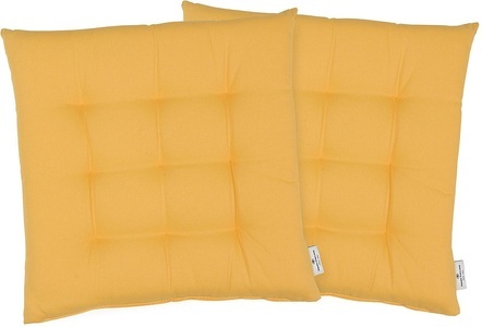 Tom Tailor, Sitzkissen, »Dove«, TOM TAILOR, TOM TAILOR HOME Sitzkissen »Dove«, TOM TAILOR unifarbenes, abgestepptes Sitzkisssen DOVE, 2er Pack