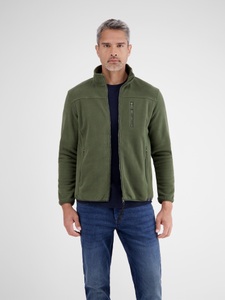 LERROS Sweatjacke, Polarfleece-Jacke mit Reissverschluss