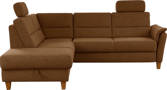 Home affaire Ecksofa »Palmera«, Federkern, wahlweise mit Bettfunktion und mit/ohne Stauraum