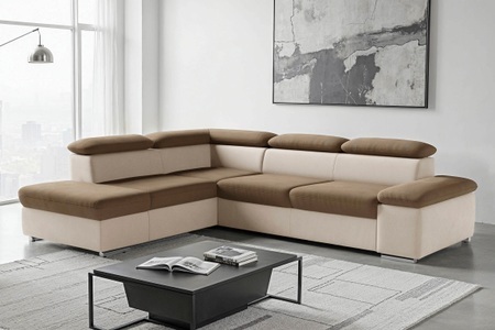 SIT&MORE, sit&more Ecksofa, sit&more Ecksofa »Valentine L-Form, B: 272 cm« mit Arm- & Kopfteilverstellung, optional mit Bettfunktion