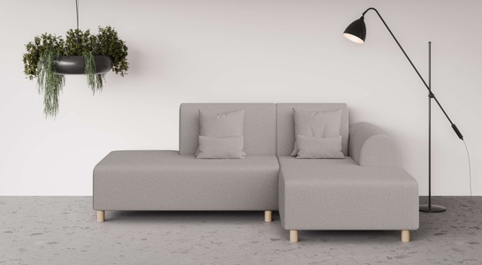 INOSIGN Ecksofa »Suyala«, L-Form mit Hocker