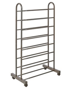 undefined, Schuhregal Giant Metall ausziehbar, WENKO Schuhregal »Giant«, ausziehbar, mit 4 Rollen