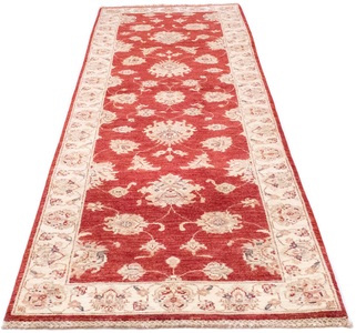 MorgenLand, morgenland Wollteppich »Ziegler Teppich handgeknüpft rot«, rechteckig, 6 mm Höhe, 