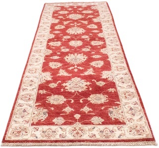 MorgenLand, morgenland Wollteppich »Ziegler Teppich handgeknüpft rot«, rechteckig, 6 mm Höhe, 