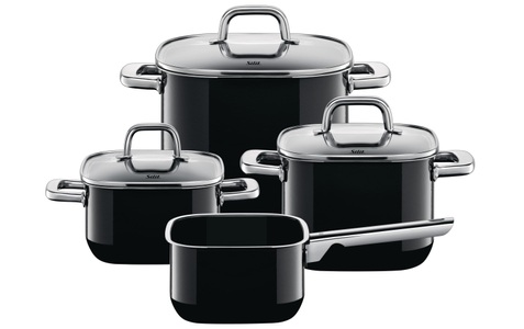 SILIT, Silit Pfannenset Quadro Black 16 cm 18, 