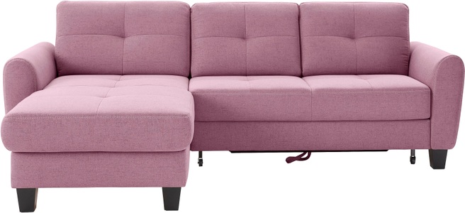 SIT&MORE, sit&more Ecksofa, sit&more Ecksofa »Varese L-Form«, mit Federkern, wahlweise mit Bettfunktion und Stauraum