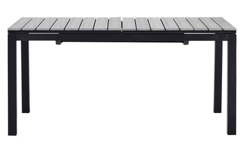 SCHOU, Schou Gartentisch William 260cm Schwarz/Grau, Schou Gartentisch »William, bis 260 cm, Schwarz/Grau«