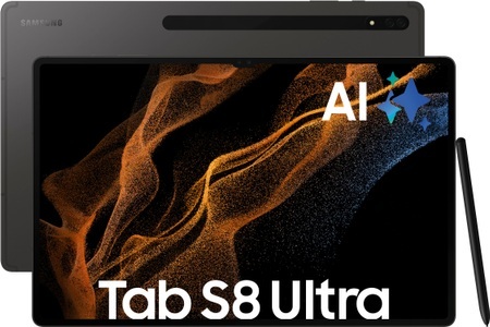 Samsung, Samsung Galaxy Tab S8 Ultra WiFi 256 GB Graphit Android-Tablet 37.1 cm (14.6 Zoll) 3.0 GHz, 2.5 GHz, 1.8 GHz Qualcomm®, 