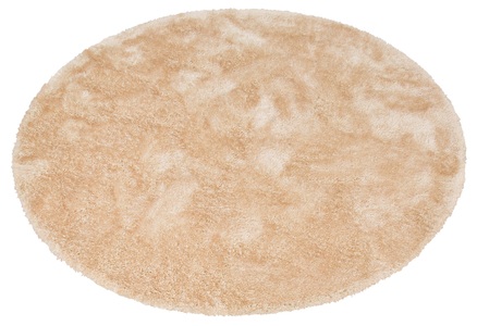 MY HOME, Hochflor-Teppich, »Mikro Soft Super«, my home, rund, Höhe 50 mm, maschinell gewebt, 