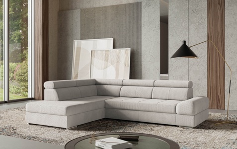 sit&more Ecksofa »Broadway L-Form«, mit verstellbaren Kopfteilen, wahlweise mit Bettfunktion