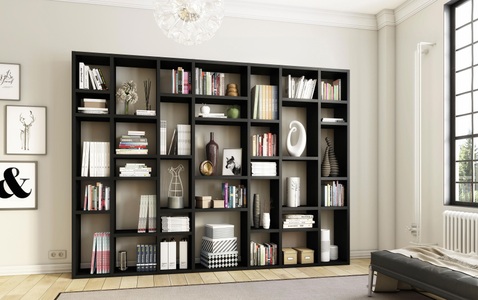 Fredriks, home24 Buecherregal Emporior IV, fif möbel Standregal »TORO 380«, Breite 295 cm
