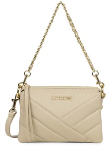LANCASTER Paris, LANCASTER Paris Umhängetasche »Clutch Small Soft Matelassé«, mit goldfarbenen Details, 