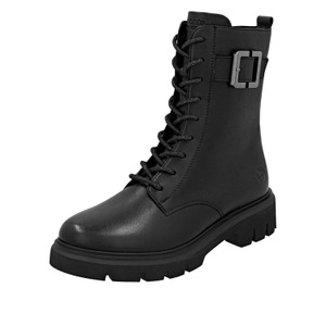 Remonte Schnürboots Stiefelette, Boots, Profilsohle, Blockabsatz mit Zierschnalle