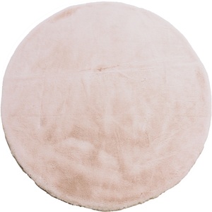 ANDAS, andas Fellteppich »Mombert«, rund, 30 mm Höhe, Kaninchenfell-Haptik, flauschiges Kunstfell, super soft, besonders weicher Flor, fussbodenheizungsgeeignet, pflegeleicht, ideale Teppiche für Wohnzimmer, Schlafzimmer, Kinderzimmer und Esszimmer, andas Fellteppich »Mombert«, rund, 30 mm Höhe, Kaninchenfell-Haptik, Kunstfell, super soft, weicher Flor
