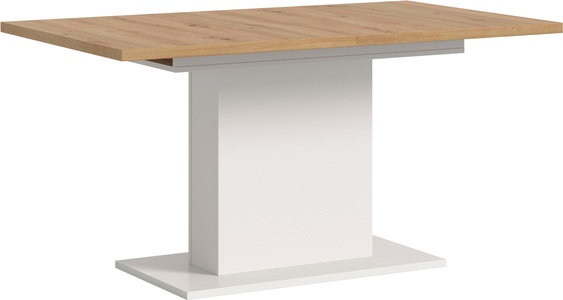 INOSIGN Esstisch »Motus, ausziehbar 150 -190 cm, inklusive 40 cm Einlegeplatte«, (Set, 1 St.), Säulengestell mit Bodenplatte, Tisch, Küchentisch, Esszimmer, Küche