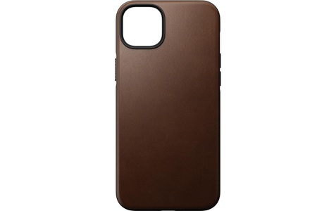 Nomad, Nomad - iPhone 14 Plus MagSafe Echtleder Hülle Rugged Case (NM01280385) - Braun, Nomad Back Cover Modern Leather iPhone 14 Plus Braun