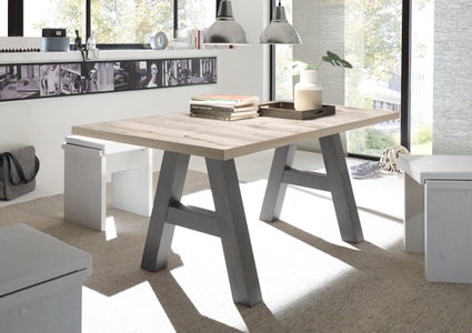 undefined, Esstisch, Mäusbacher Esstisch »Mister TOPSELLER!«, (OTTOs Choice), mit Auszug (160-210 cm), Gestell in A-Form