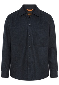 BOSS ORANGE Outdoorhemd »Locky«, oversize fit, meliert
