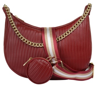 CLUTY, Cluty Umhängetasche, Cluty Umhängetasche, echt Leder, Made in Italy