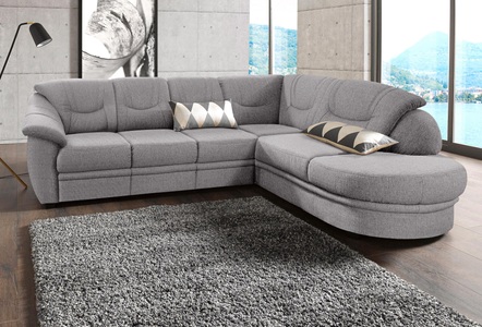 SIT&MORE, sit&more Ecksofa, sit&more Ecksofa »Savoni L-Form«, wahlweise mit Bettfunktion