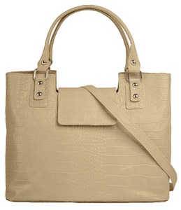 CLUTY, Cluty Henkeltasche, (1 tlg.), echt Leder, Made in Italy, Cluty Henkeltasche, echt Leder, Made in Italy