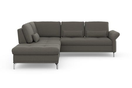 INOSIGN, INOSIGN Ecksofa »Palm Beach«, Federkern, mit Sitztiefenverstellung, wahlweise mit Bettfunktion, Bettkasten und Armteilverstellung, INOSIGN Ecksofa »Palm Beach L-Form«, Federkern, mit Sitztiefenverstellung, wahlweise mit Bettfunktion