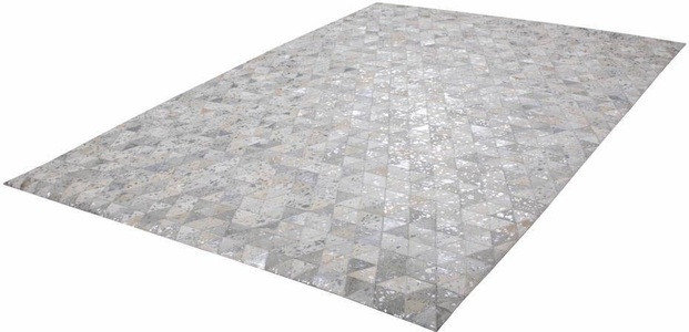 Kayoom, Fellteppich, »Rocket 410«, Kayoom, rechteckig, Höhe 8 mm, Naturprodukt, Kayoom Fellteppich »Rocket 410«, rechteckig, 8 mm Höhe, Patchwork-echtes Leder-Fell, Wohnzimmer
