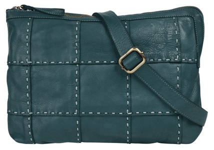 SAMANTHA LOOK, Samantha Look Umhängetasche, (1 tlg.), echt Leder, Made in Italy, Samantha Look Umhängetasche, echt Leder, Made in Italy