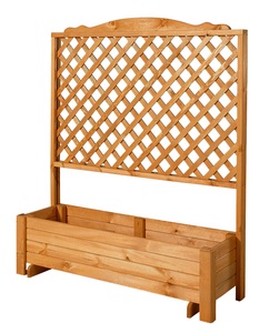 PROMADINO, PROMADINO Holzspalier »Romantica«, mit Pflanzkasten, BxTxH: 120x38x140 cm, promadino Spalier »Romantica«, mit Pflanzkasten, BxTxH: 120x38x140 cm