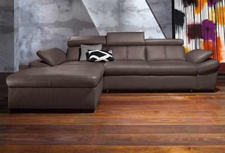 exxpo - sofa fashion Ecksofa, inklusive Kopfteil- und Armteilverstellung, wahlweise mit Bettfunktion