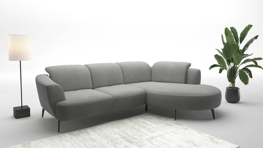 sit&more Ecksofa »Zoe«, ink.Sitztiefenverstellung, wahlweise mit Kopfteilverstellung