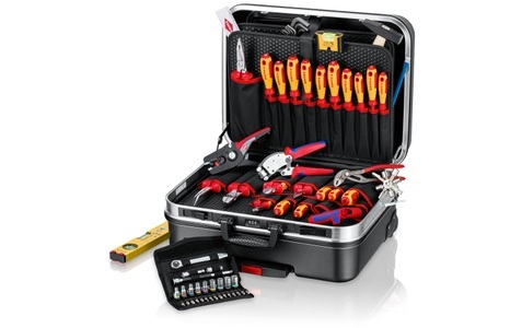 Knipex, Knipex 00 21 06 Elektriker, Handwerker Werkzeugkoffer bestückt (B x H x T) 430 x 280 x 515 mm, Knipex Werkzeugkoffer BIG Basic Move ElektroPlus, 68-teilig