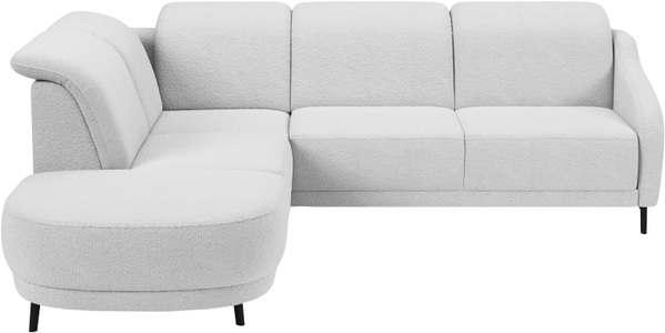 sit&more Ecksofa »Blues L-Form« wahlweise mit Klapptisch und USB
