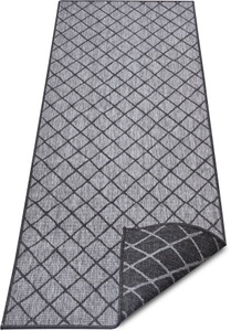 NORTHRUGS, NORTHRUGS Läufer »Malaga«, rechteckig, 5 mm Höhe, In-und Outdoor geeignet, Wohnzimmer, Balkon, Terrasse, Garten, Robust, Pflegeleicht, Flachgewebe, Wendbar, NORTHRUGS Teppich »Malaga Wendeteppich«, rechteckig, 5 mm Höhe, In-& Outdoor, Wetterfest, Balkon, Läufer, Wohnzimmer, Wasserfest