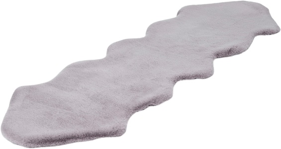 calo-deluxe, Fellteppich, »Vogesen 300«, calo-deluxe, rechteckig, Höhe 35 mm, handgetuftet, calo-deluxe Fellteppich »Vogesen 300« fellförmig 35 mm Höhe Kunstfell, Hochflor, handtuft, Wohnzimmer, Schlafzimmer