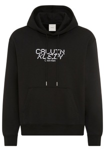 Calvin Klein Kapuzensweatshirt, Regular Fit, Kängurutasche, Logo-Schriftzug