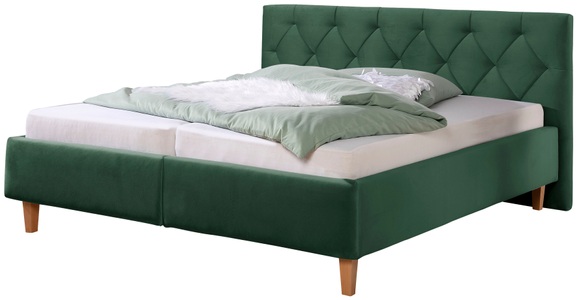 Guido Maria Kretschmer Home&Living, Guido Maria Kretschmer Home&Living Polsterbett »Sunley 100«, Kreuzsteppung, Kopfteilhöhe 102 cm, ohne oder mit Matratze/Lattenrost, Guido Maria Kretschmer Home&Living Polsterbett »Sunley 100«, Kreuzsteppung, Kopfteilhöhe 102 cm, ohne oder mit Matratze/Lattenrost