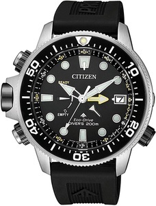 Citizen Taucheruhr »Promaster Eco-Drive Aqualand 200m, BN2036-14E« (Set, 2 tlg., mit Verlängerungsband)
