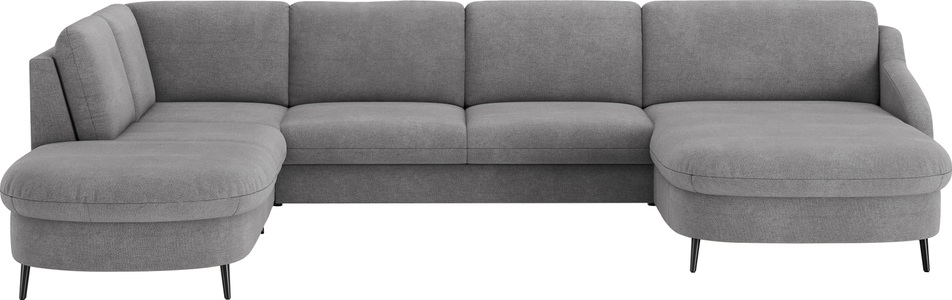 sit&more Wohnlandschaft »Soul U-Form«, wahlweise mit Bettfunktion und Bettkasten oder Schubkasten