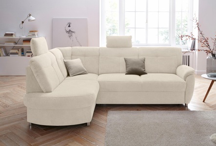 SIT&MORE, sit&more Ecksofa, sit&more Ecksofa »Sonoma L-Form« wahlweise mit Bettfunktion und Bettkasten