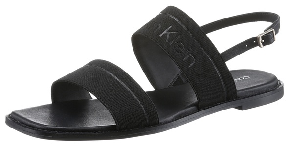 Calvin Klein, Calvin Klein Riemchensandale »FATIMA 12C«, mit Riemchen zum verstellen, Calvin Klein Sandalen in schwarz für Damen, Größe: 38. HW0HW01496