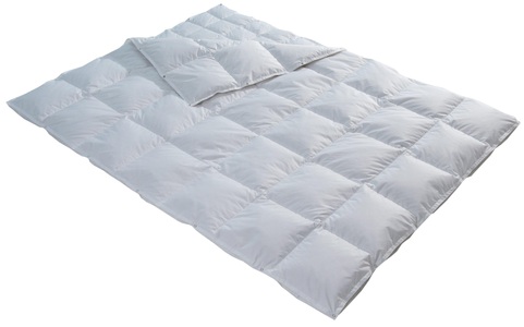 Billerbeck, 4-Saisons-Duvet, Billerbeck, »Thea«, billerbeck EDITION 4-Jahreszeitenbett »4-Saisons-Duvet Thea«, 4-Jahreszeiten, Füllung 90% neue, reine, europäische Entendaunen, weiss, 10% Federchen, Bezug 100% Baumwolle, (1 St.)