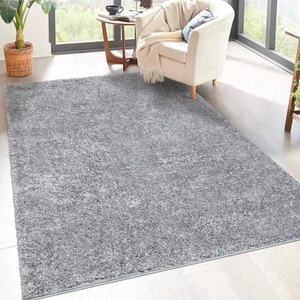 Carpet City, Carpet City Hochflor-Teppich »City Shaggy«, rechteckig, 30 mm Höhe, Teppich Einfarbig Uni, besonders flauschig-weich, ideal für Wohnzimmer & Schlafzimmer, Carpet City Hochflor-Teppich »City Shaggy«, rechteckig, 30 mm Höhe, Robuster Langflor Teppich uni, besonders flauschig weich