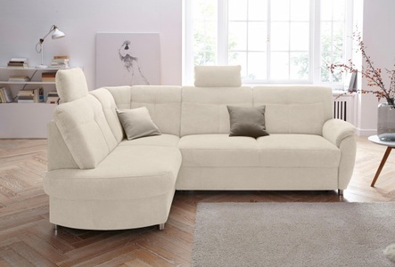 SIT&MORE, sit&more Ecksofa, sit&more Ecksofa »Sonoma L-Form«, wahlweise mit Bettfunktion und Bettkasten